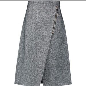 ACNE STUDIOS Midi length Wrap skirt 32 Gray Women